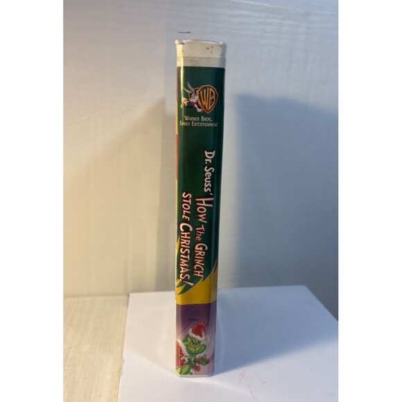 Dr. Seuss How The Grinch Stole Christmas VHS Tape Warner Bros Chamshell - Picture 2 of 5